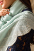 Majestic Wave Embroidered Wool Silk Stole